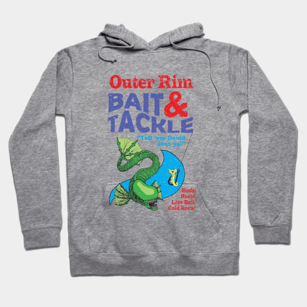 Outer Rim Bait & Tackle Hoodie by AmysBirdHouse